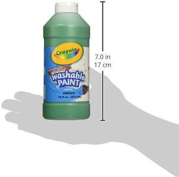 Crayola Washable Paint, Green, 16oz