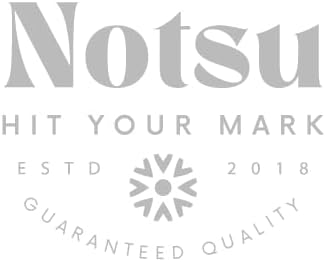 Notsu Lined Desk Notepad 2 Pack | Minimalist Ruled Memo Mouse Pads with Premium Thick Paper, Small 5.5" x 8.5"