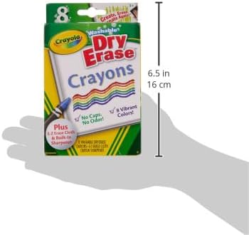 Binney & Smith Dry-Erase Crayons Classic Box of 8