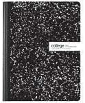 Office Depot - Composition Book - Marble, College Ruled - Paper - 9.8" x 7.6" x 0.375" - white