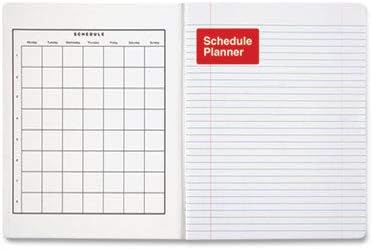 Universal Composition Book, College Rule, 9 3/4 x 7 1/2, White, 100 Sheets (UNV20940)