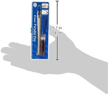 PILOT Parallel Calligraphy Pen Set, 6.0mm Nib with Black and Red Ink Cartridges (90053)