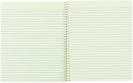 National Single-Subject Wirebound Notebooks, Narrow Rule, Brown Paperboard Cover, (80) 8.25 x 6.88 Sheets