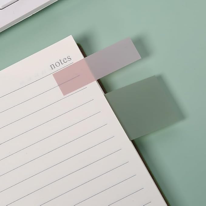 1520 Sheets Sticky Tabs Transparent Bible Sticky Notes,Book Tabs Colored Page Markers,Sticky Index Tabs for Reading Notes,Books,Bible,Office School Supplies,Book Annotation