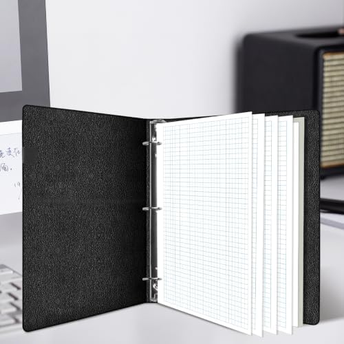 Graph Filler Paper - 3-Hole Punched 4 x 4 Graph Paper, 8-1/2" x 11", 100 Sheets/200 Pages Loose-Leaf Grid Paper for Office/Home/School
