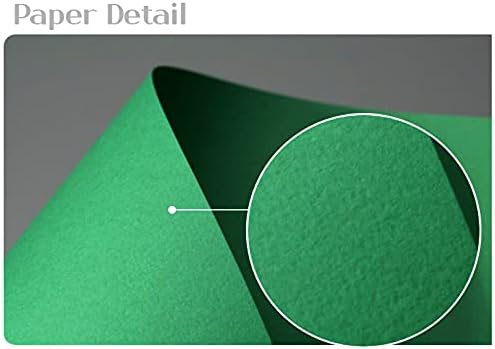PPAPPAPPIYO Color Index Cards 3.5 x 2, 180gsm Thick Cardstock, Blank Colored Flash Cards for Study, Notes, Business Cards & Labels, Small Notecards 100 Pack (green)