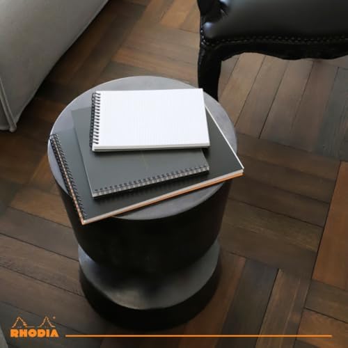 Rhodia Wirebound Pad 6X8.25 Black Grid