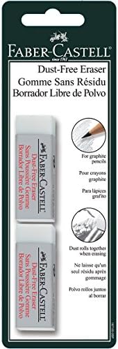 Dust-Free Vinyl Erasers 2/Pkg-Large