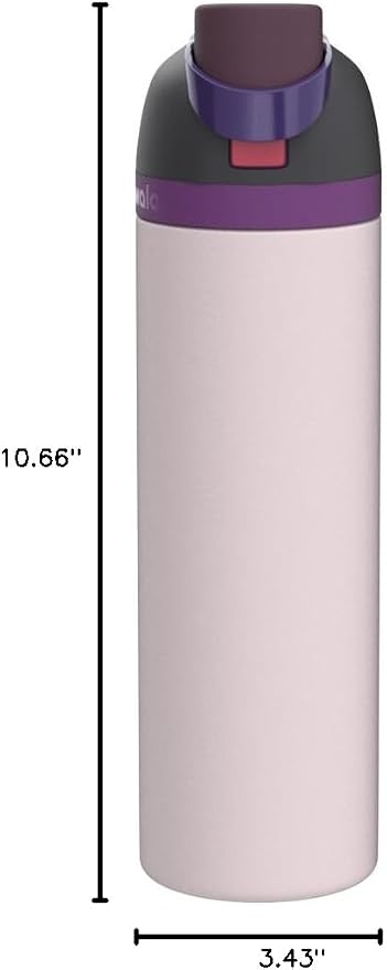 Owala FreeSip Insulated Stainless Steel Water Bottle with Straw for Sports and Travel, BPA-Free, 32oz, Dreamy Field (Pack of 8)