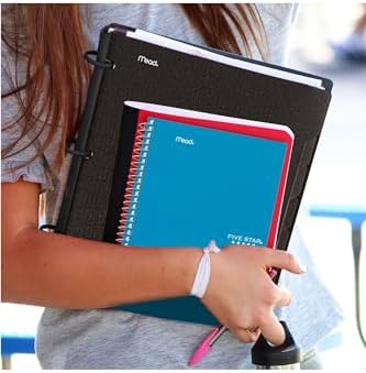 Five Star Spiral Notebook, 2 Subject, College Ruled, 9 1/2" x 6" 80 Sheets, Tidewater Blue (840029CG1-ECM) (Pack of 12)