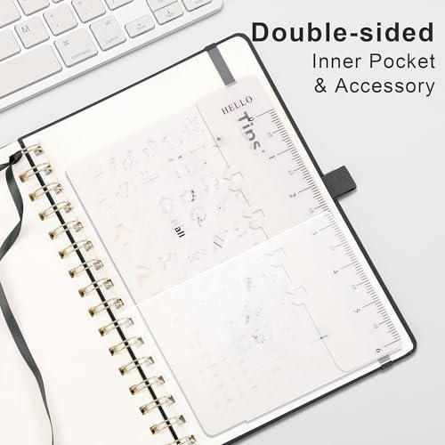 RETTACY Blank Journal Notebook, 140 Pages, A5 Medium Size (5.7'' x 8.3'')