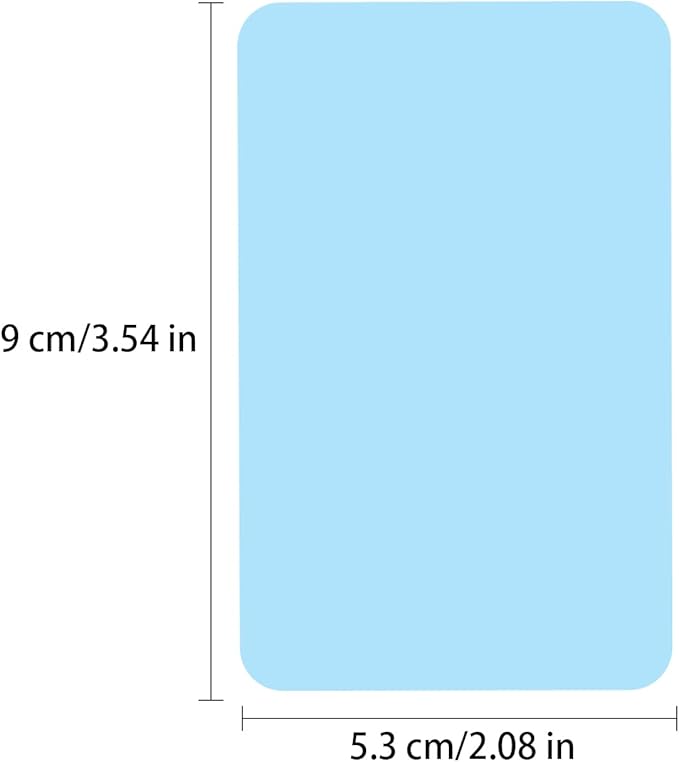 VANRA 300PCS Small Blank Index Cards 3.5x2 inches Note Cards Study Flash Cards, Word Message Gift DIY Cards Kraft Paper Tags (Blue, 300/Pack)