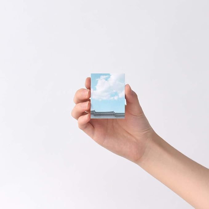 Monolike Photo Sticky-It 5p B Set - Seoul, Self-Adhesive Memo Pads for Diary Decor & Daily Planning, 50 Sheets Each