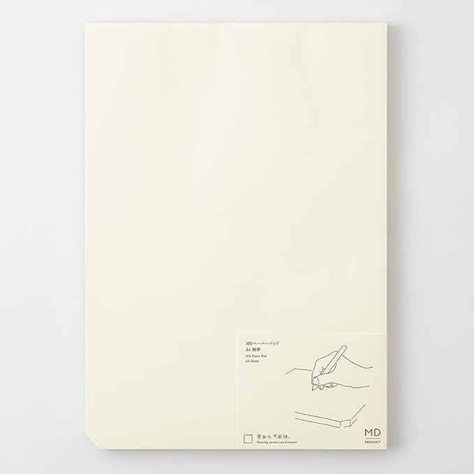 Midori 15236006 Memo MD Paper Pad, A4, Unruled