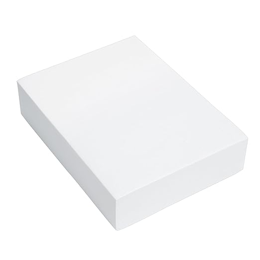 Colorations Lightweight Construction Paper - 500 Sheets - 9 in. x 12in. - Off-White