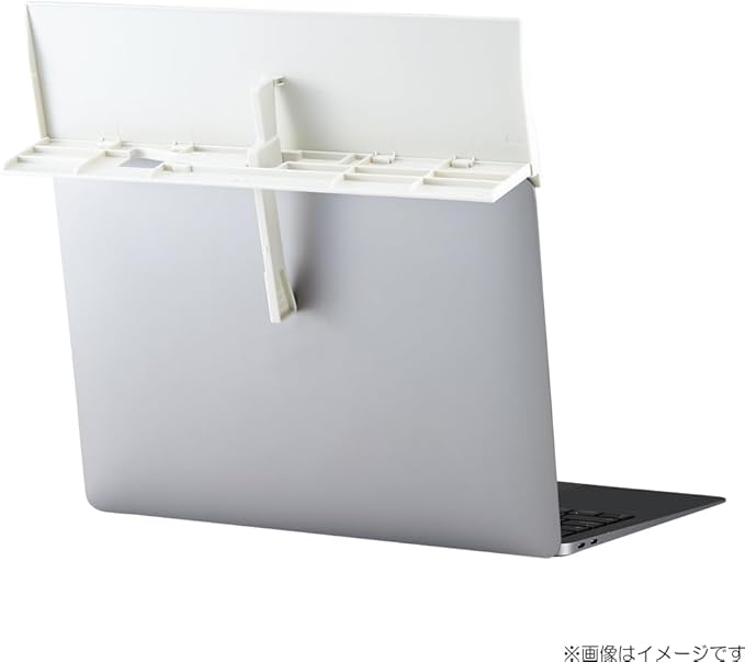 Lihit Lab A251-1 Display Board, for Laptops, Use with Sticky Lines, Job Hunting, Web Interviews, Meetings, Off-White