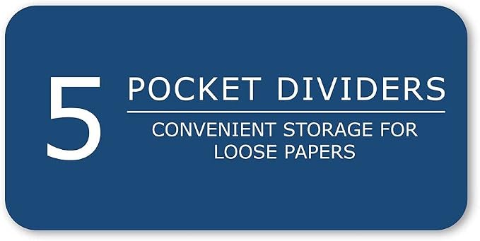 ROARING SPRING 5 Subject Spiral Notebook, 12 Pack, 11" x 9", College Ruled, 200 Perforated Sheets, Assorted Eco Press Covers, 5 Double Storage Pockets, Made in USA