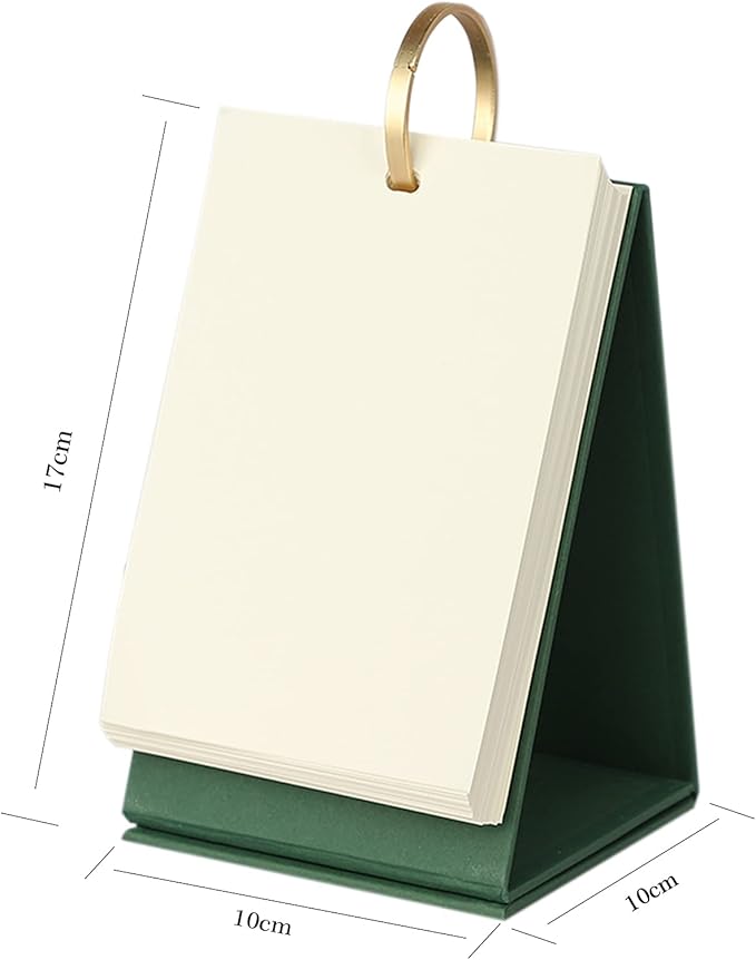 5.7"x3.8" Blank Flash Cards Notepad with Binder Ring 180Pcs Standing Flip Paper Study Index Cards DIY Greeting Cards Bookmark Mini Memo Scratch Pads Note Card for Taking Notes Working Learning
