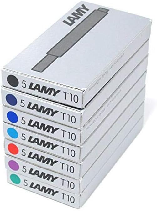 LAMY Cartridges Refill, Pack of 5, Red (LT10RD)