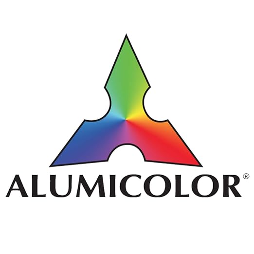 Alumicolor Aluminum Desk Ruler, 8IN, Silver