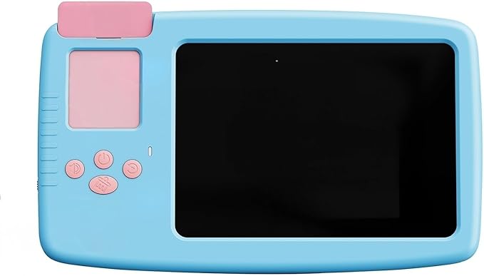 Talking Flash Cards for Toddlers: 2-in-1 LCD Writing Tablet, Montessori Language Learning, Autism & Speech Therapy Toys for Children Ages 1-6, Powder Blue