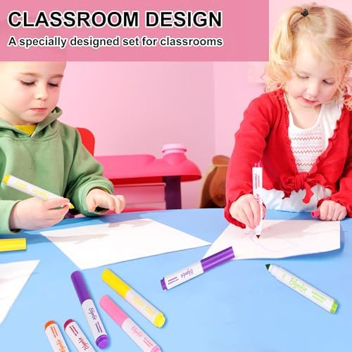 Washable Markers Bulk, Bulk Pack of 250 in 10 Vibrant Colors, Broad Line Conical Tip Markers for Classroom School for students adults drawing and crafts - Perfect for Kids' Classrooms & Teachers