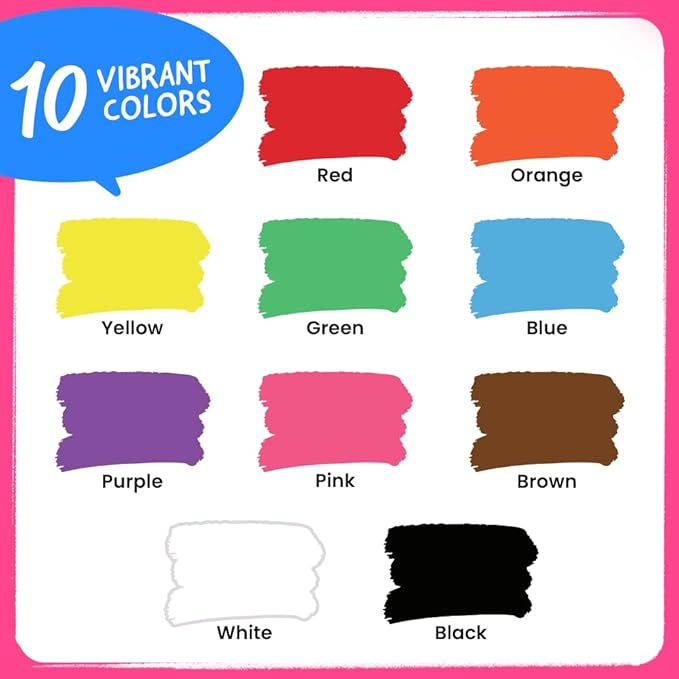Chalkola 10 Fine Tip Liquid Chalk Markers for Blackboard (10 Pack, 3mm Reversible Tip) | Thin Chalk pens for Chalkboards, Window, Car, Glass - Erasable Chalkboard Markers