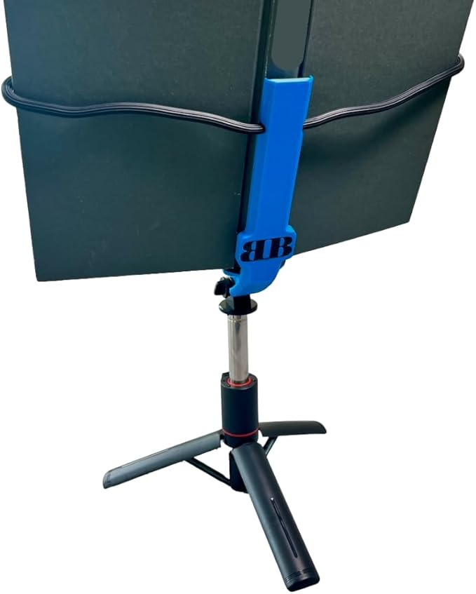 Height Adjustable Book Display for Comfort & Ease | Reading Accessory | Book Lover Gift | Portable Book Stand | Easily Turn Pages | Cookbooks, Magazines & Tablets | BookBuddy ™ (Blue)