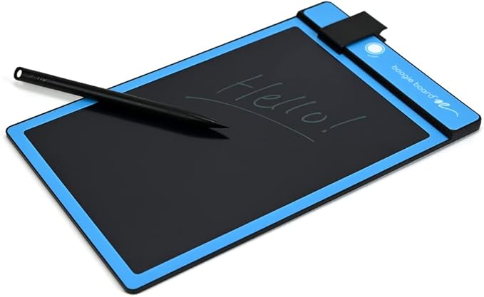 Boogie Board Basics Reusable Writing Pad - Digital Drawing Tablet, LCD Writing Pad with Instant Erase and Stylus Pen - Perfect for Writing, Drawing, and Note-Taking