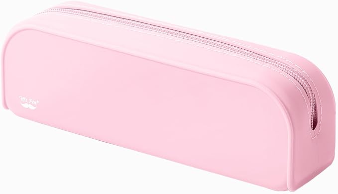 Mr. Pen- Silicone Pencil Case, Aesthetic Pencil Bag for Women, Makeup Pouch, Multifunctional Pouch for Stationery, Cosmetics and Electrical Goods Storage