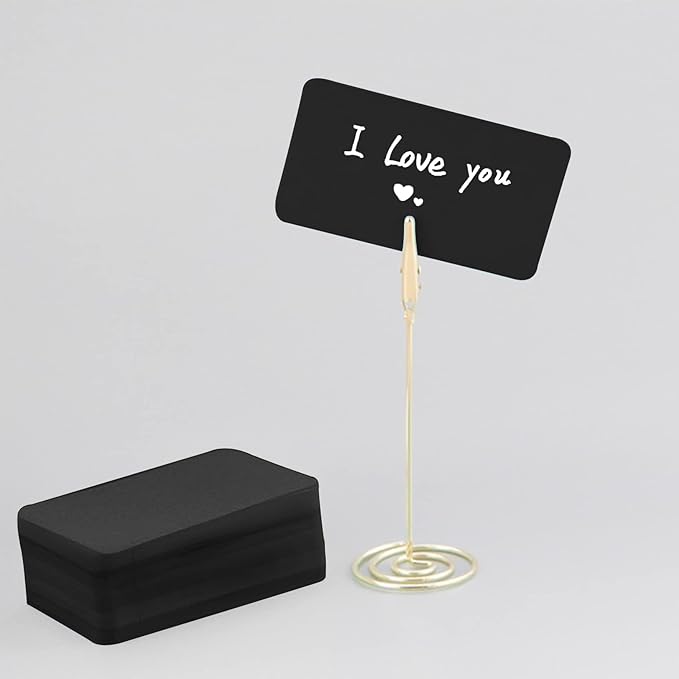 VANRA 300 Small Blank Cards 3.5x2 inches Color Cardstock Study Flash Cards Index Cards, Unruled with Rounded Corners (Black, 300/Pack)