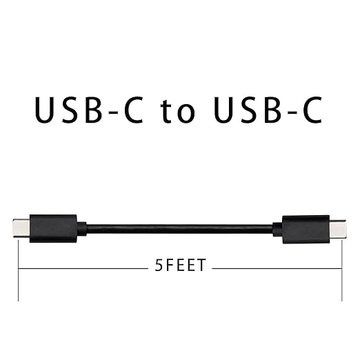 Fast Charging Cord for Fire Kindle, Samsung Galaxy Android Phone, for iPhone 15 16, USB C Cable 60W 5 FT