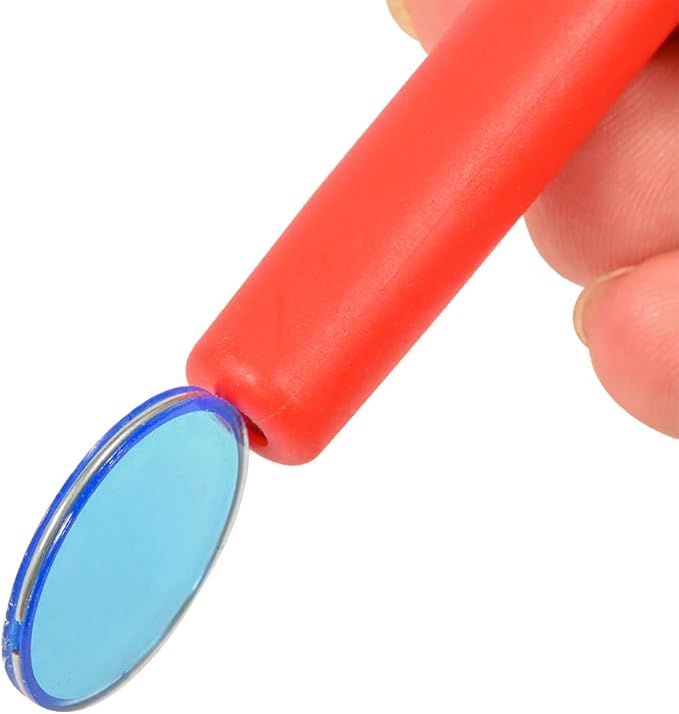LEARNING ADVANTAGE Transparent Plastic Counters | Steel-Ringed | Set of 50 | Assorted Colors | Great for Kindergarten, Sensory Play and Light Panels