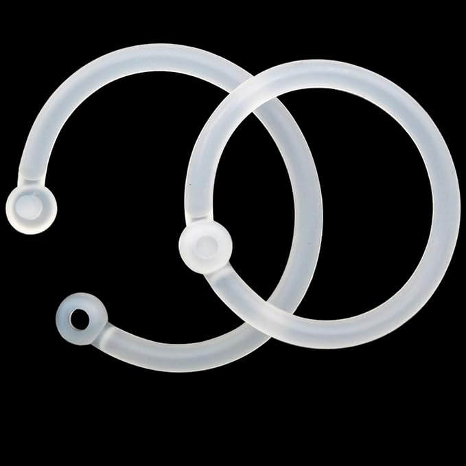 DGZZI 100PCS Staple Ring Album Card Loose-Leaf Buckle 24mm Buckle Binding Ring Notebook Metal Ring for Paper Binding Index Cards Flash Cards Scrapbooking Recipes Menus Albums Storage Keys