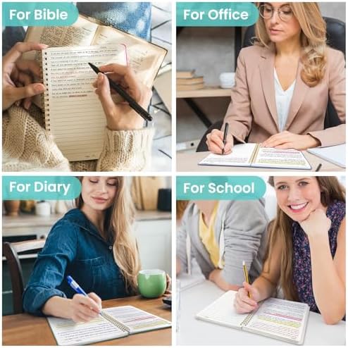 Taja Lined Spiral Journal Notebook for Women & Men, 140 Pages, College Ruled Hardcover Notebook for Work & Note Taking, Journals for Writing, A5(5.7" x 7.9") โ Aquamarine