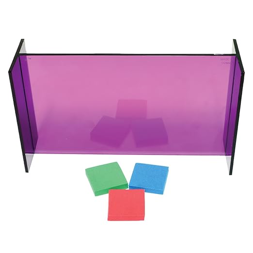 LEARNING ADVANTAGE - 7706 Reflective GeoMirror - Create Expert Drawings With This Easy Tracing Gadget - Mira-Style Geometry Tool - Trace Images and Shapes - Observe Reflections,