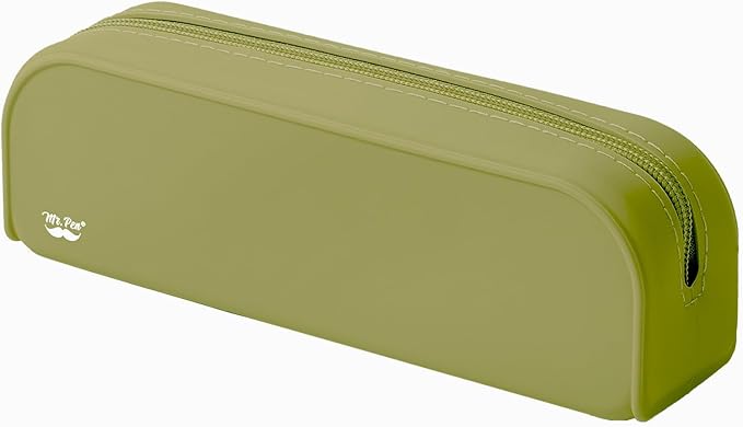 Mr. Pen- Silicone Pencil Case, Aesthetic Pencil Bag for Women, Makeup Pouch, Multifunctional Pouch for Stationery, Cosmetics and Electrical Goods Storage