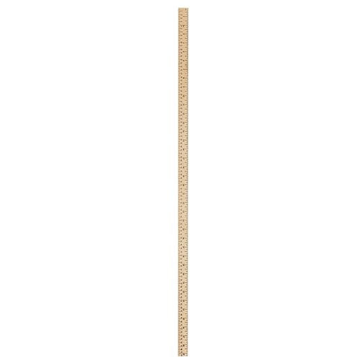 Westcott 50211 Wooden Yardstick Ruler, Double Edge Imperial Markings