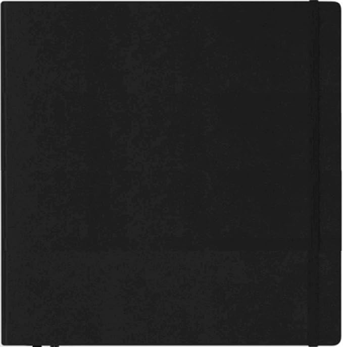 Leuchtturm1917 - Square Hardcover Sketchbook (Black) - 112 Pages of 150g/m² Paper