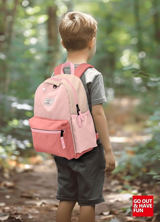 atgark Toddler Backpack for Girls 2-5: Preschool Kindergarten 13" Daycare Backpacks Fit A4 Folder