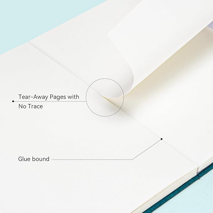 Arrtx Premium Sketch Book A5 (120 Pages, 180 GSM) - Thick Acid-Free Drawing Paper, Hardcover Art Sketch Pad | 8.3” x 5.9” | Ideal for Artists, Students, Professionals