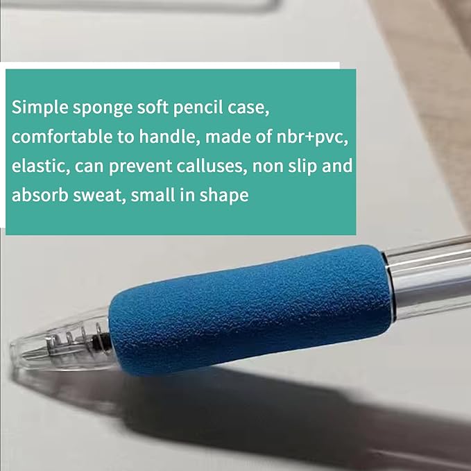 Pencil Grips,30 Pcs Pencil Grip Colorful Cushioned Pencil Handwriting Grips Writing Aid Pencil Holder Pencil Gripper for Children,Kids and Adults (Multicolour)