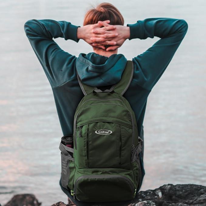 G4Free Lightweight Packable Hiking Backpack, Waterproof Travel Daypack