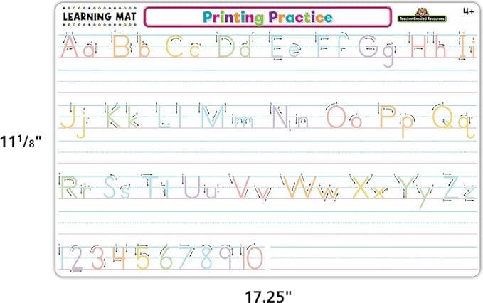 Teacher Created Resources Printing Practice Learning Mat