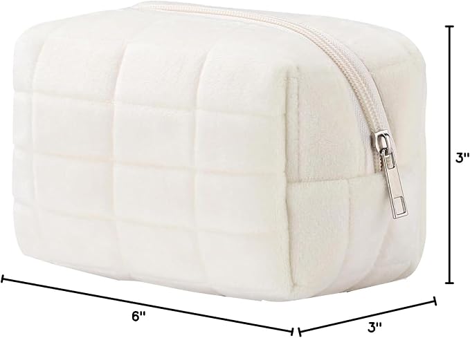 Makeup Cosmetic Bag Small Checkered Pouch Make Up Purse Bag Y2k Accessories