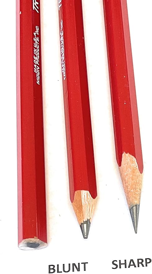 Try-Rex Jumbo Triangular Training Pencils with Eraser, Pack of 24, with Bonus Pencil Sharpener