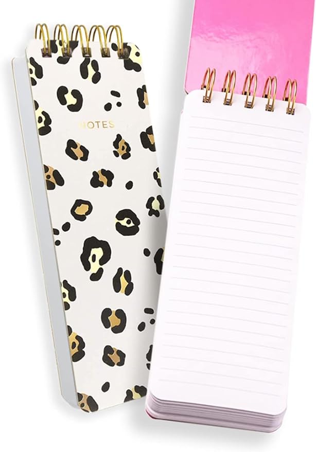 Eccolo Tall Spiral Memo Pad 300 Pages 150 Sheets List Notepad for Office