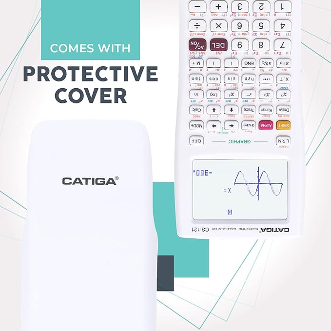 CATIGA Scientific Calculators with Graphic Functions, Graphing Calculators with Multiple Modes, Scientific Calculators for Students, High School or College Courses, Calculadora Cientifica, CS-121