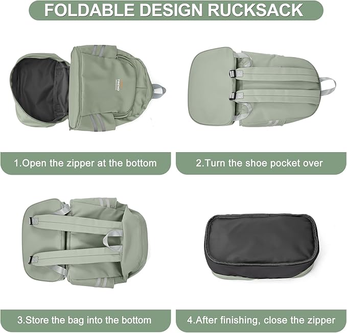 coofay Gym Backpack For Women Waterproof Sports Backpack With Shoe Compartment Lightweight Travel Backpacks Small Gym Bag Dance Volleyball Backpacks