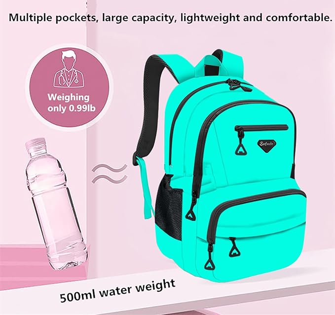 Casual Lightweight Backpacks for Boys & Girls, School Bookbags, 15 "Laptop Backpack, Travel Bag (212-zshi)